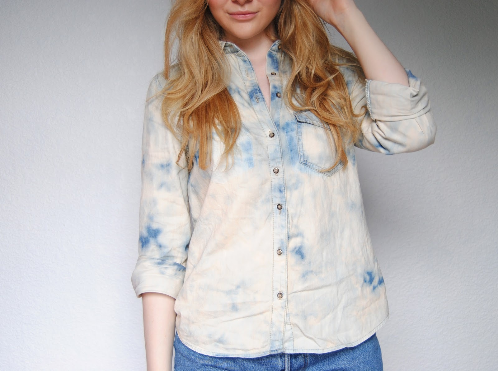 افكار ازاي تلبسي الـBleach Denim Shirt 3