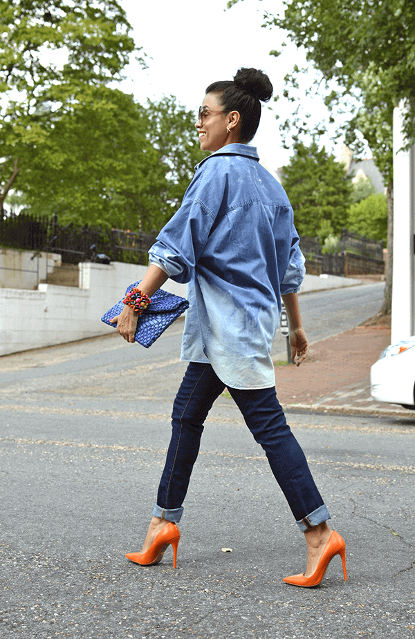 افكار ازاي تلبسي الـBleach Denim Shirt 15