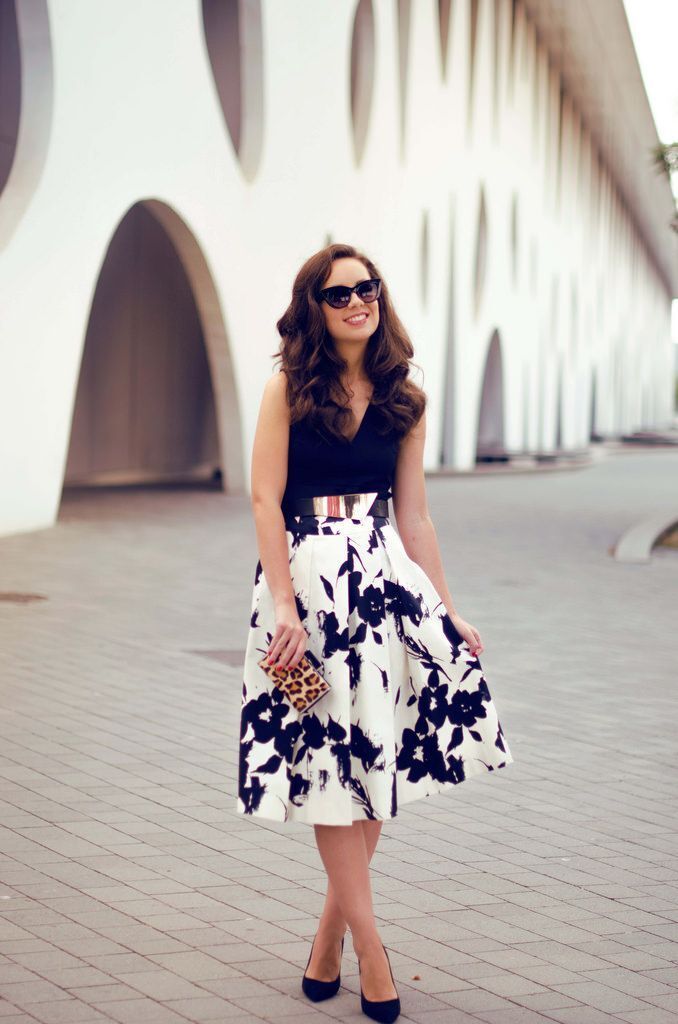 افكار للبس ال midi skirt 17