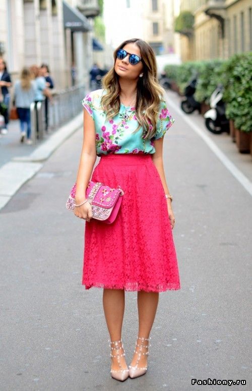 افكار للبس ال midi skirt 23 1