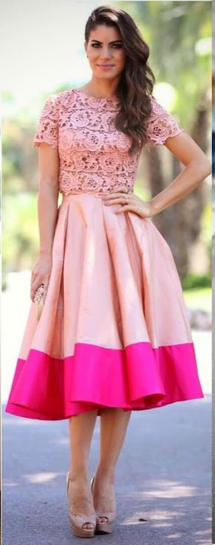 افكار للبس ال midi skirt 23