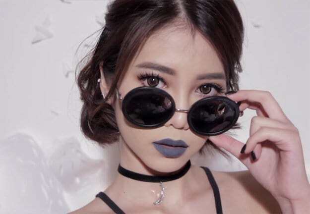 edgy grunge look