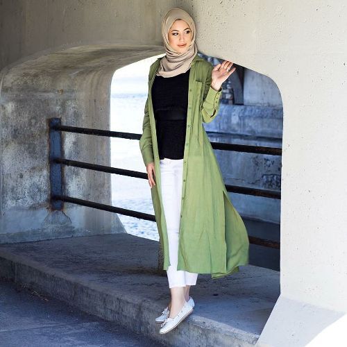 Long open cardigan 10