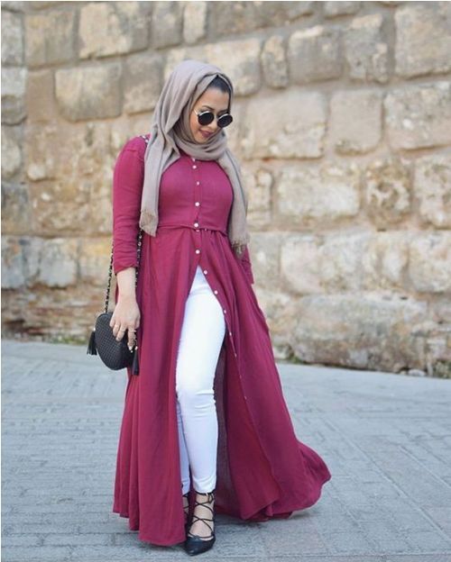 white jeans with hijab 6
