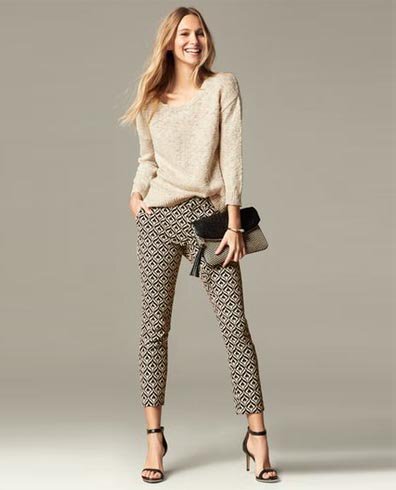 printed pants