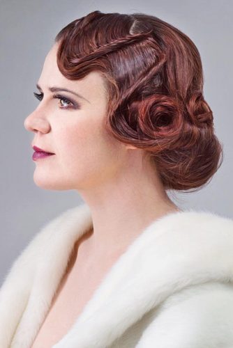 Vintage Rolled Updo 4