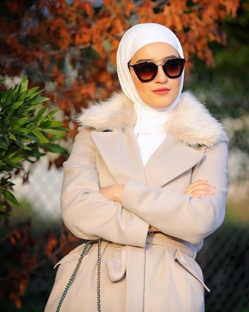 ازاي تلبسي نضارة الشمس مع الحجاب 27