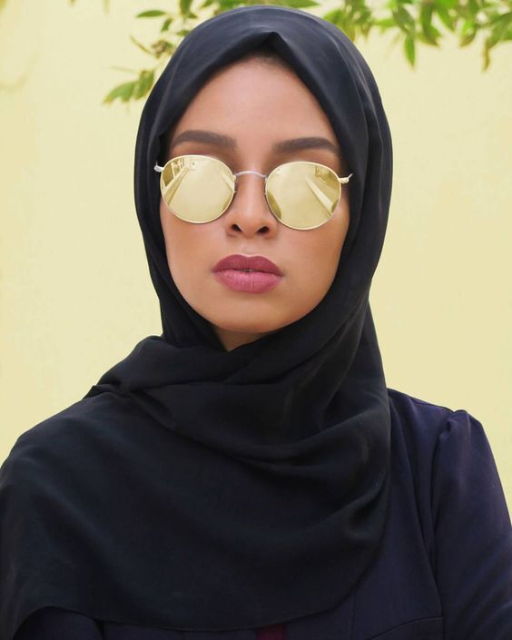 ازاي تلبسي نضارة الشمس مع الحجاب 33