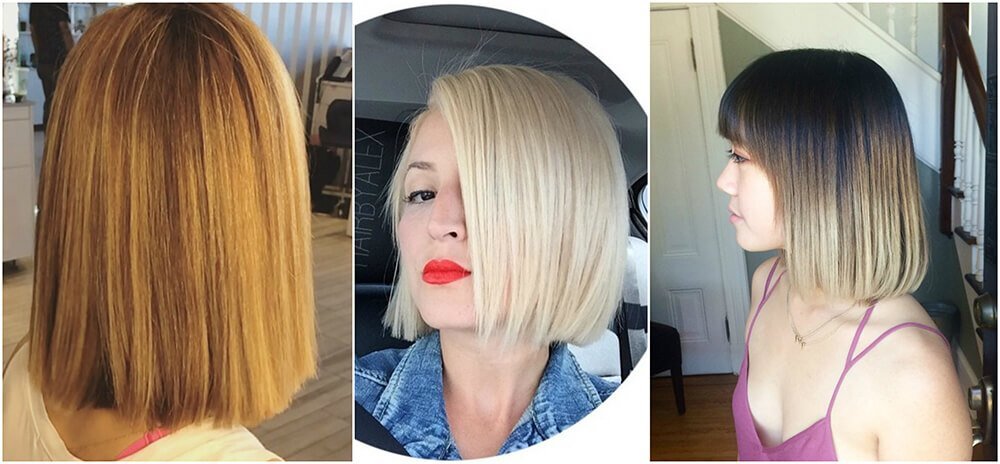 ستايل شعر ال Blunt Bob 1