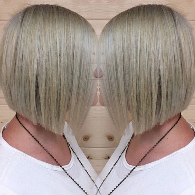 ستايل شعر ال blunt bob 17