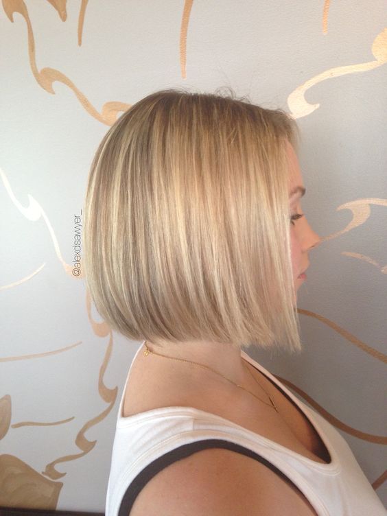 ستايل شعر ال blunt bob 44