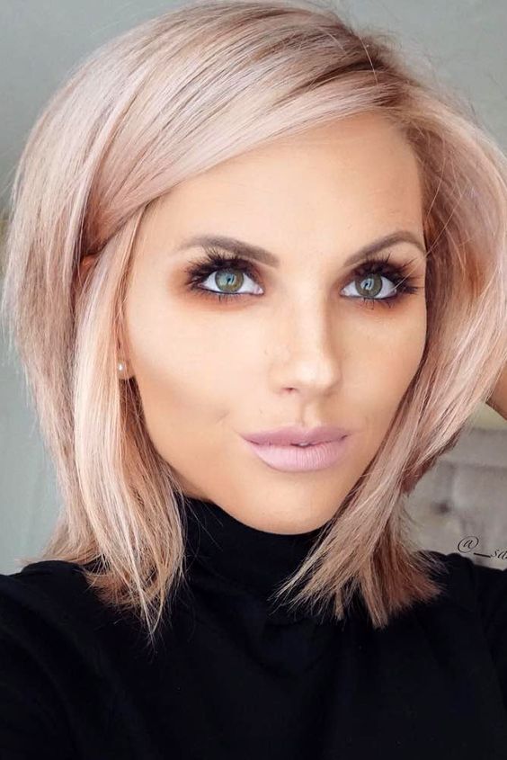 ستايل شعر ال blunt bob 48