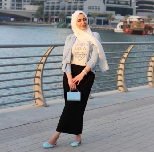 ستايلات محجبات للبنات اللي جسمهم صغير 16