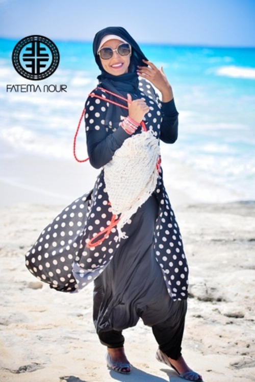 hijab for the beach