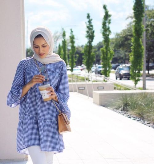over sized blouse hijab