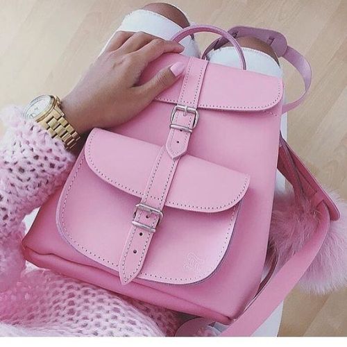 pink backpack grafea
