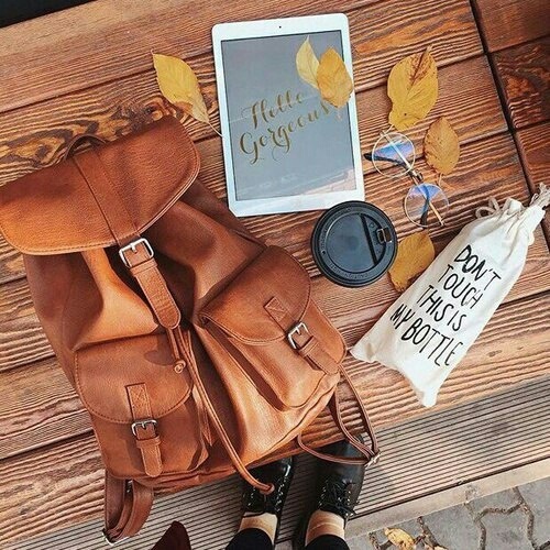tan grafea backpack