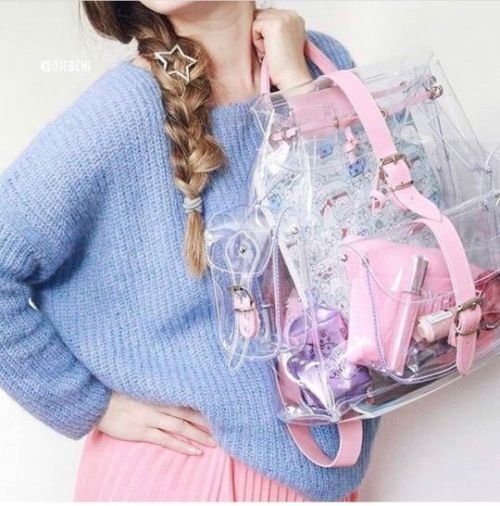 trasperant backpack