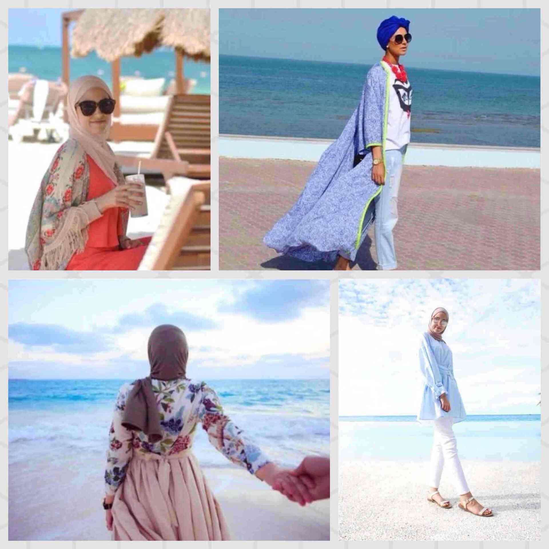 صور و افكار  ستايلات بالحجاب لأيام المصيف