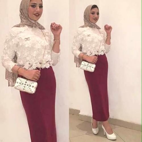 ازاي تلبسي ال pencil skirt مع الحجاب 11