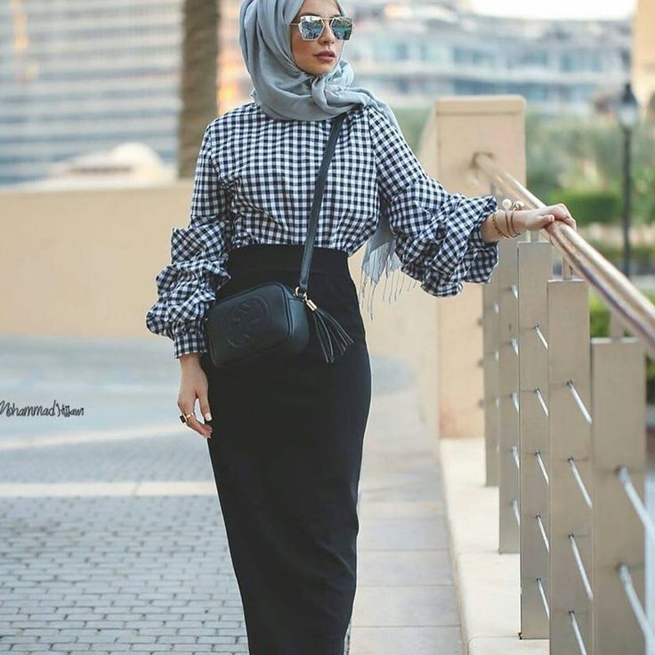 ازاي تلبسي ال pencil skirt مع الحجاب 39