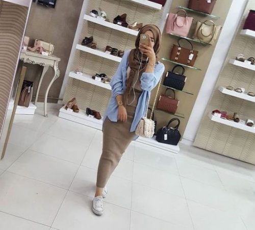 ازاي تلبسي ال pencil skirt مع الحجاب 6