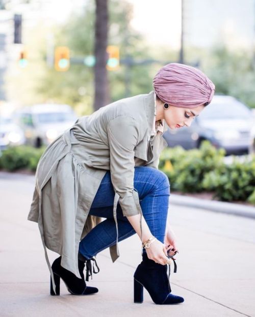 ankle boots with turban style