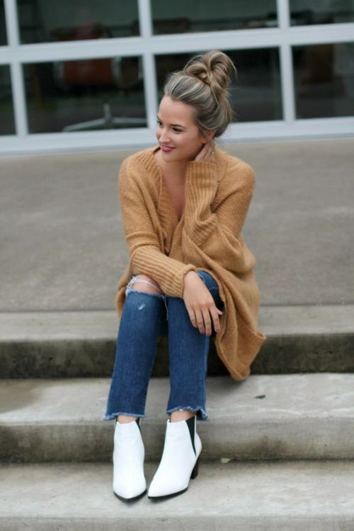 camel knitted sweater