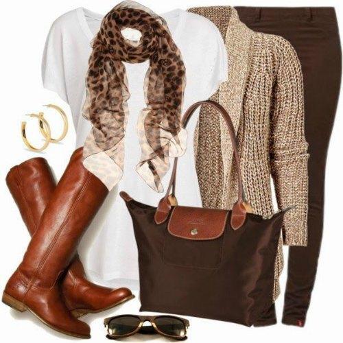 knitted cardigan outfit a