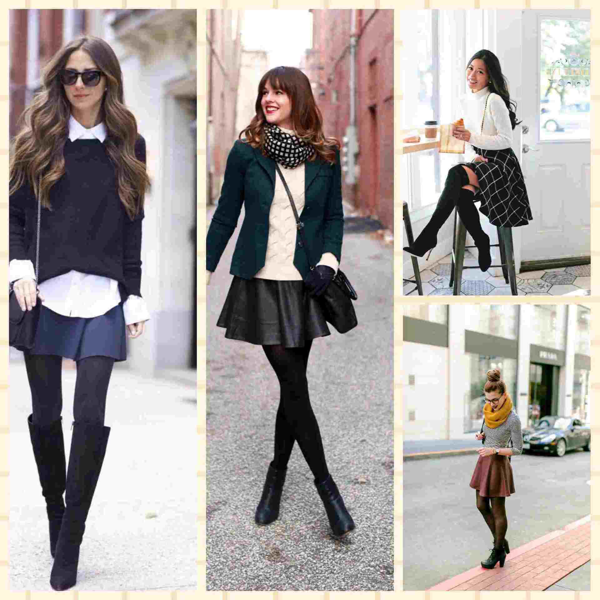 أفكار للبس الـ skirt  فى موضة خريف 2017 علشان تعملى لوك ماحصلش!