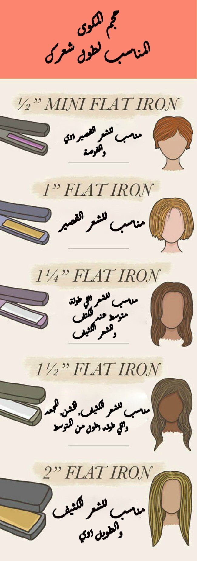 استخدام المكوى المسطحة لتجعيد الشعر 4