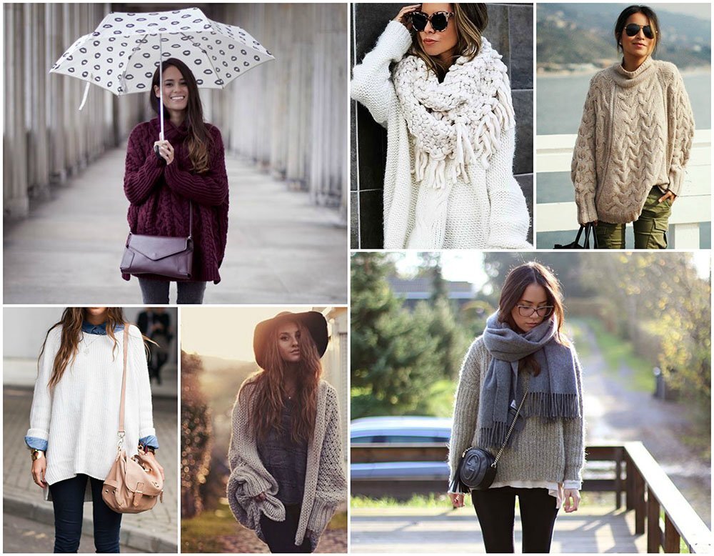 افكار ازاي تلبسي البلوفر الواسع ال Oversized sweater