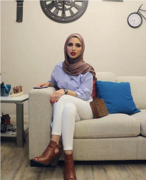 اكتر ستايلات تريندي للمحجبات لـ 2018 15