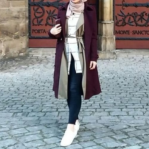 اكتر ستايلات تريندي للمحجبات لـ 2018 17