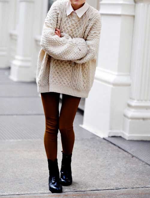 البلوفر الواسع ال oversized sweater 12