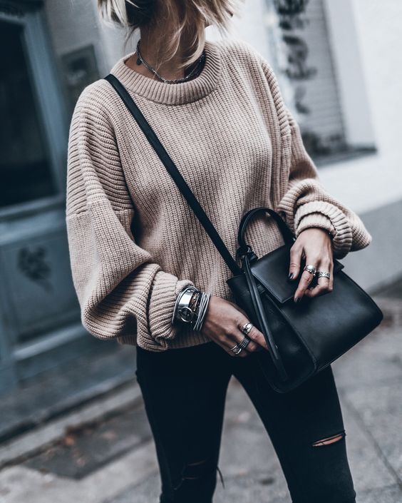 البلوفر الواسع ال oversized sweater 14