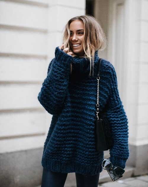 البلوفر الواسع ال oversized sweater 9