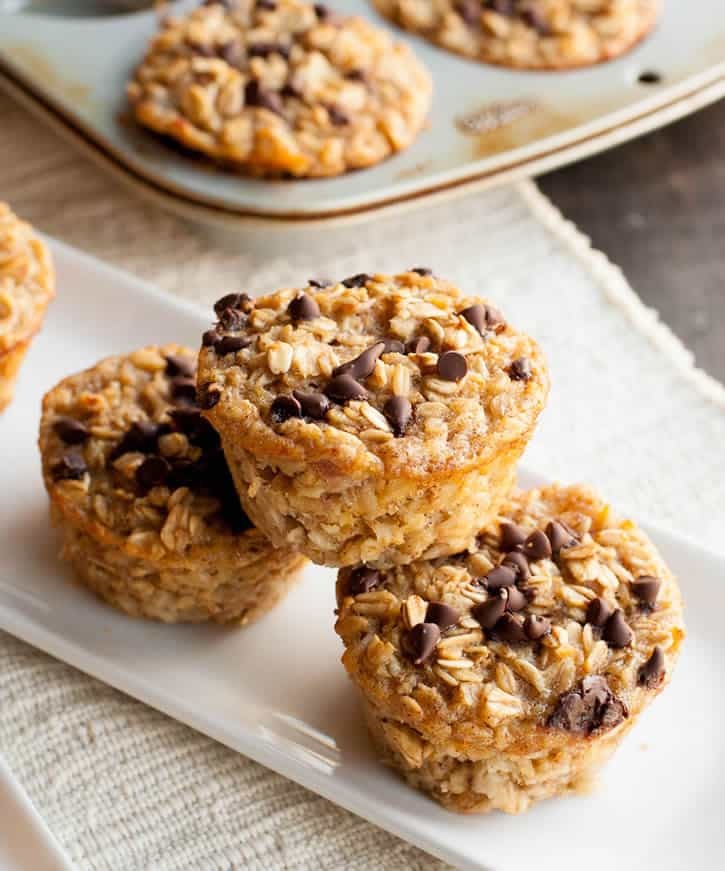 طريقة عمل وصفة الـ HEALTHY BAKED OATMEAL CUPS للفطار