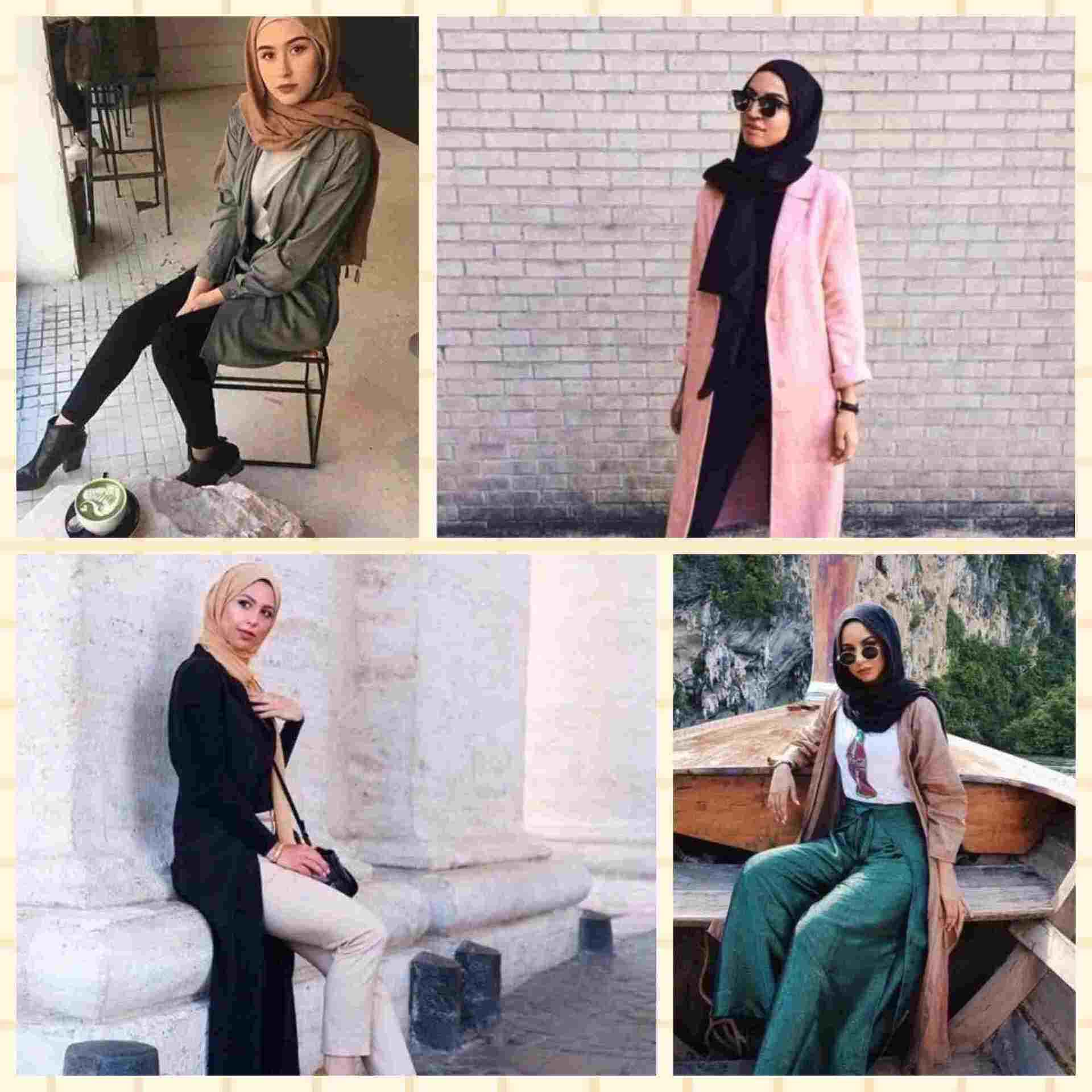 كوليكشن ستايلات ملابس خريفى للمحجبات لموسم خريف وشتاء 2018