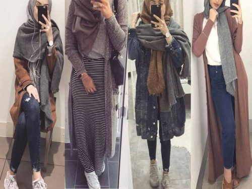 winter hijab fashion