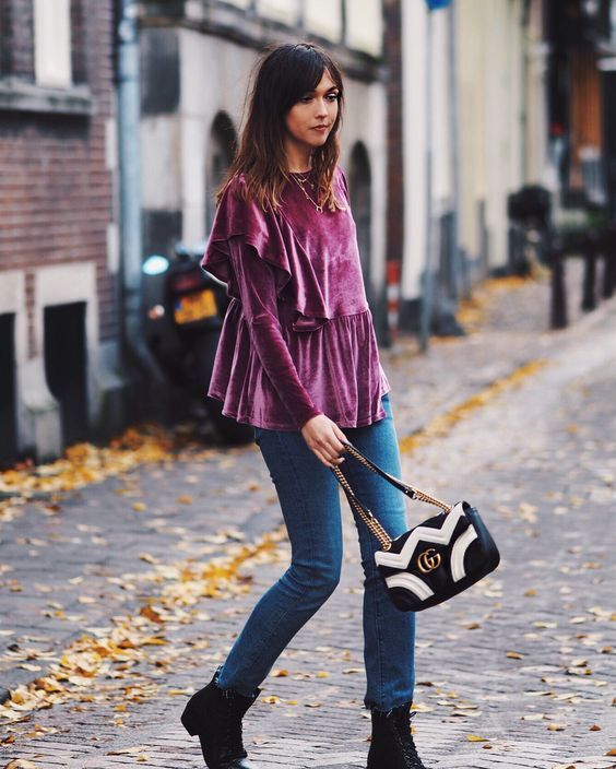 افكار للبس ال Velvet 3