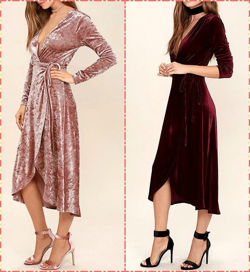 افكار للبس ال Velvet 35