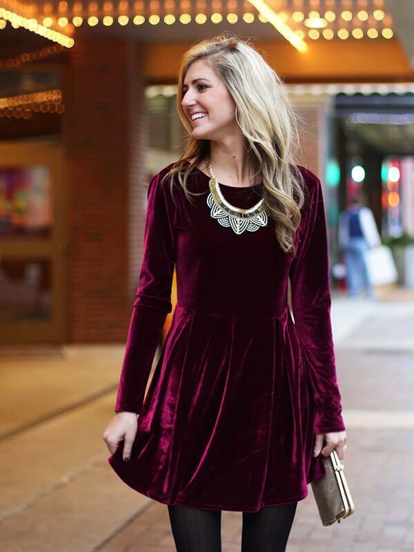 افكار للبس ال Velvet 5