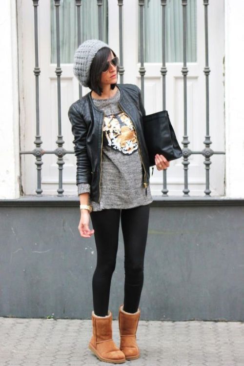 افكار ازاي تلبسي ال ugg boots 10