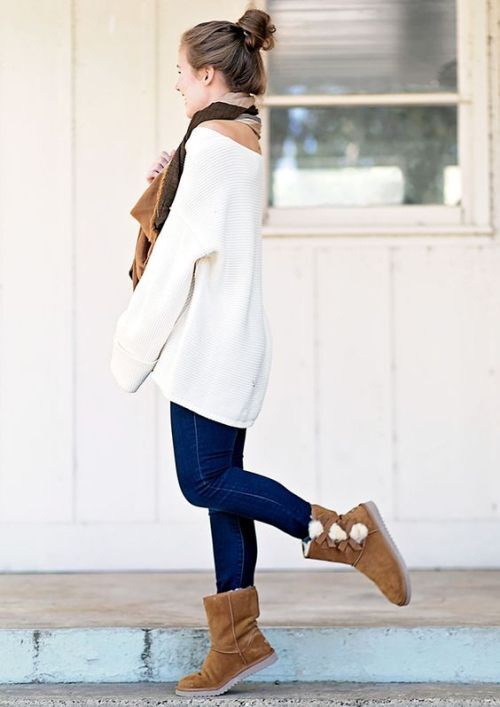 افكار ازاي تلبسي ال ugg boots 16