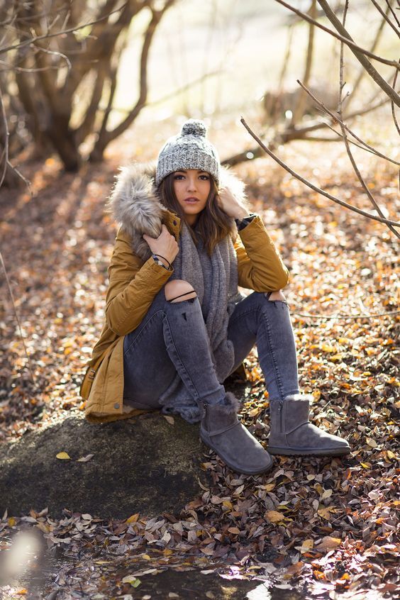 افكار ازاي تلبسي ال ugg boots 24