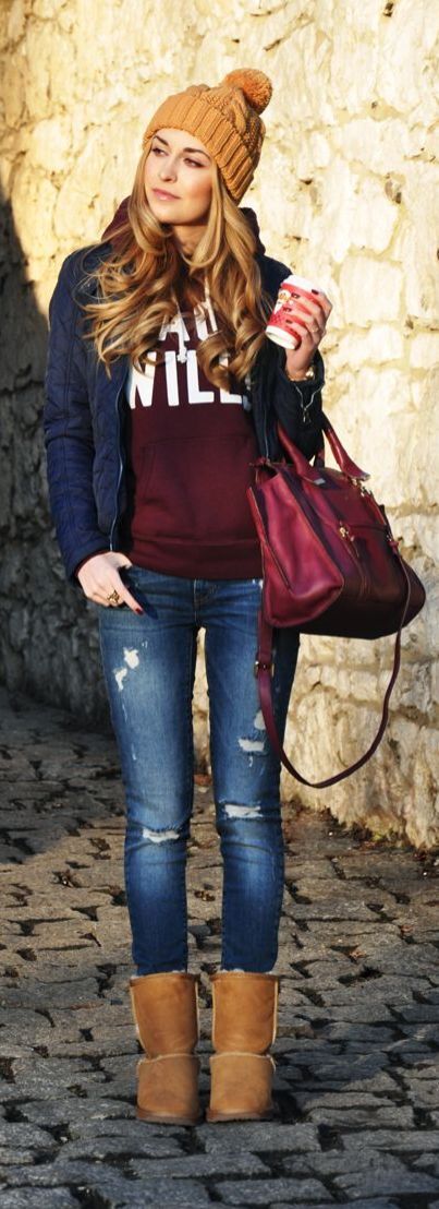 افكار ازاي تلبسي ال ugg boots 29