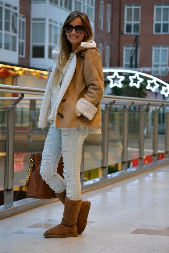افكار ازاي تلبسي ال ugg boots 35
