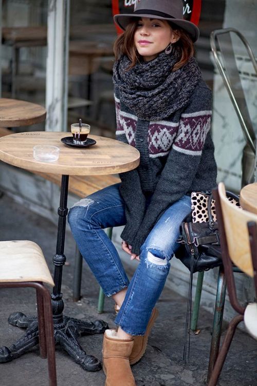 افكار ازاي تلبسي ال ugg boots 7