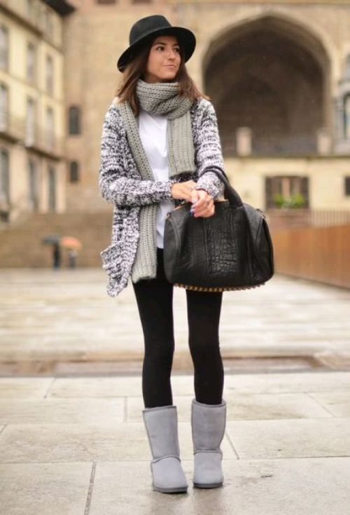 افكار ازاي تلبسي ال ugg boots 8